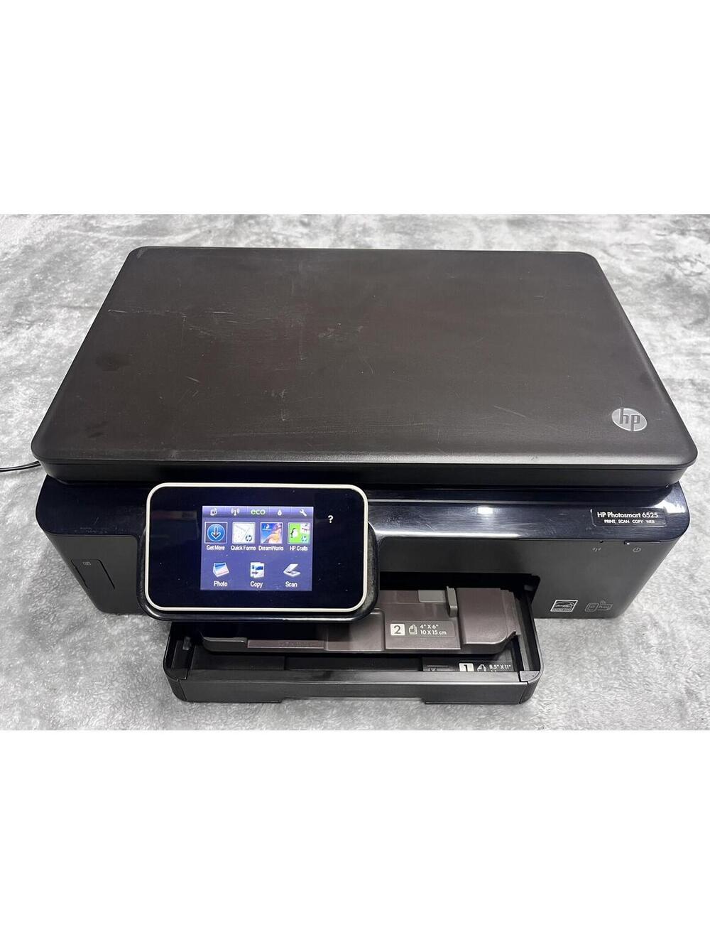 HP Photosmart 6525 All-in-One Bluetooth Wireless Color Photo Printer Works